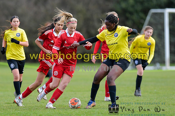 20220312-120622 Watford Ladies FC U14 Warriors v Welling United Girls U14