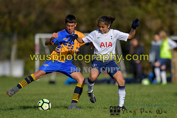 20181007-104619A Tottenham Hotspur Girls U14 v White Star Boys U14