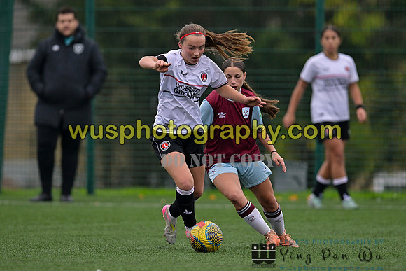 20241109-131050 West Ham United Warriors Girls U16 v Charlton Athletic Academy Girls U16