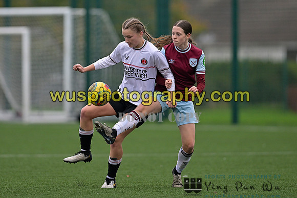 20241109-122953 West Ham United Warriors Girls U16 v Charlton Athletic Academy Girls U16