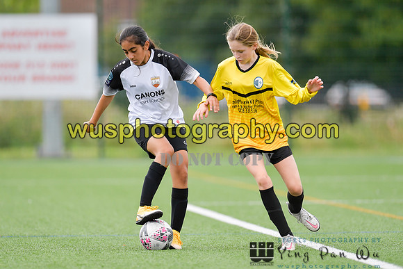 20210821-101427 London Bees Academy U14 v Kent Football United Girls U14