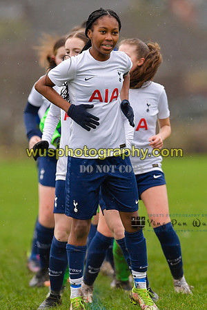 20220108-100005-2 Tottenham Hotspur Women FC JTP U15 v West Ham United Performance Girls U16