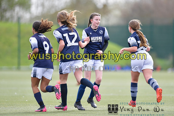 20210403-150326A London Bees Academy U14 v Millwall Lionesses Girls U14
