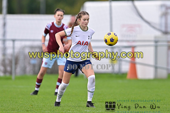 20221119-100654B Tottenham Hotspur Women FC Academy U15 v West Ham United Academy Girls U15