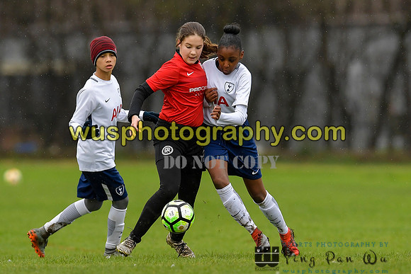20180203-104125C Tottenham Hotspur Girls U13 v Pro Direct Academy BXB Girls U13 White