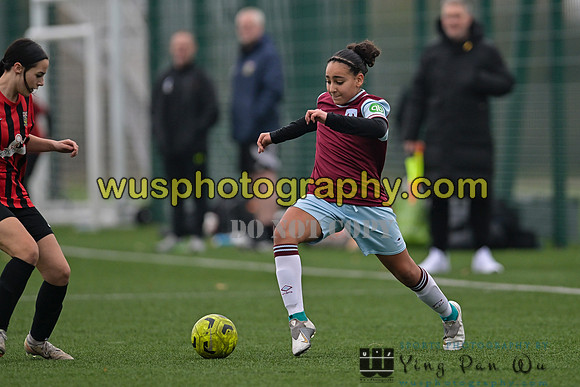 20241130-111248B West Ham United Warriors Girls U14 v Fareham Town Youth FC Girls U14