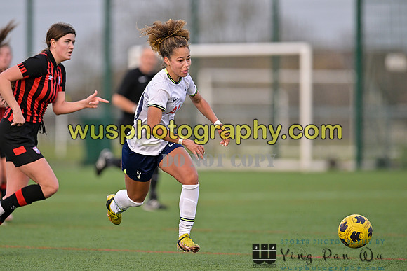20230201-153920A Tottenham Hotspur Women FC WSL Academy U21 v Ipswich Town Women FC U21