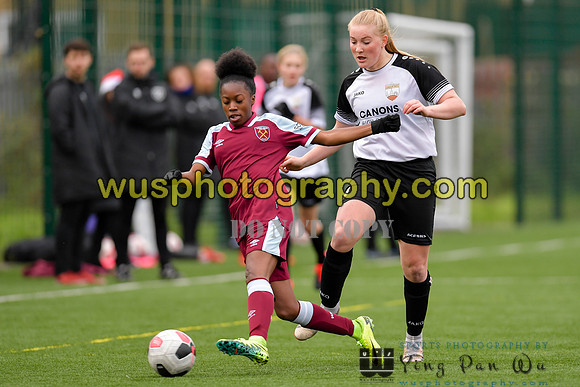 20211211-120146C West Ham United Academy Girls U16 v London Bees Academy U16