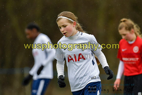 20180203-104537 Tottenham Hotspur Girls U13 v Pro Direct Academy BXB Girls U13 White