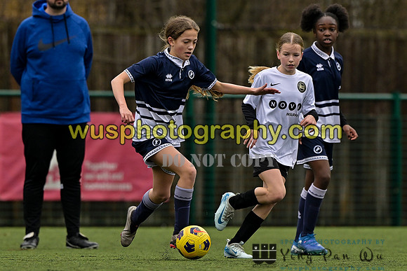 20250222-103522 Millwall Lionesses U12 v New Level Soccer Girls U12