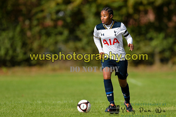 20161002-105544-7 Tottenham Hotspur Girls U14 v Writtle Minors FC Girls U14