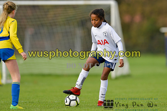 20171028-103921-3 Tottenham Hotspur Girls U11 v St Albans City Youth Girls U11 South
