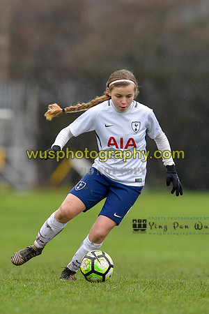 20180203-121000 Tottenham Hotspur Girls U13 v Pro Direct Academy BXB Girls U13 White