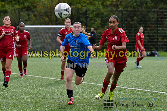 20241019-111255 Welling United Academy Girls U15 v Cray Valley PM FC Girls U15