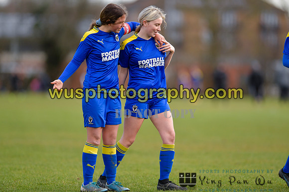 20220206-100107 AFC Wimbledon Girls U16 v Crystal Palace FC Girls U16