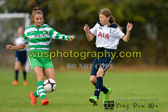 20161002-104756-6 Tottenham Hotspur Girls U14 v Writtle Minors FC Girls U14