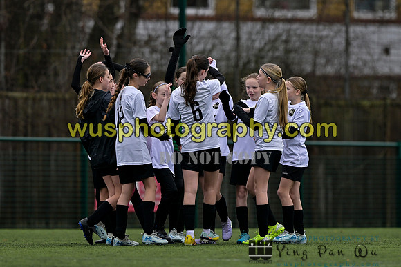 20250222-101703 Millwall Lionesses U12 v New Level Soccer Girls U12
