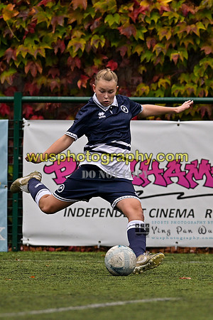 20241026-105222 Millwall Lionesses U16 v Welling United Academy Girls U16