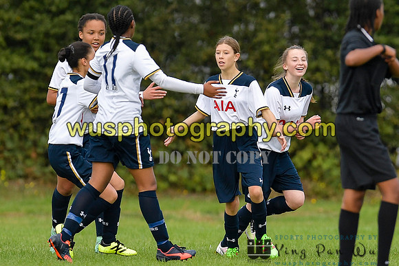 20161002-113624 Tottenham Hotspur Girls U14 v Writtle Minors FC Girls U14