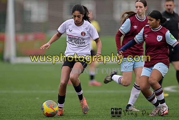 20241109-121212 West Ham United Warriors Girls U16 v Charlton Athletic Academy Girls U16