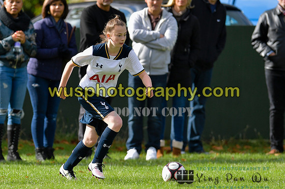 20161002-105608-2 Tottenham Hotspur Girls U14 v Writtle Minors FC Girls U14