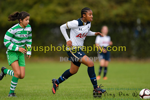 20161002-105851-3 Tottenham Hotspur Girls U14 v Writtle Minors FC Girls U14