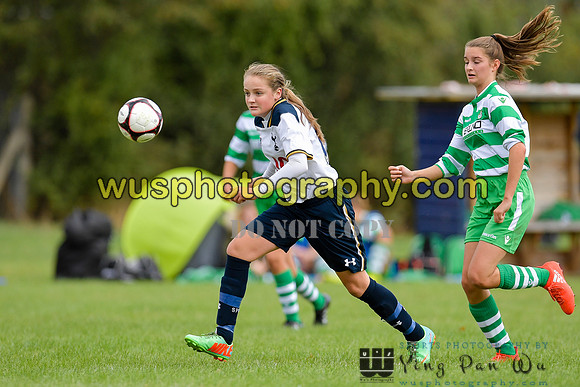 20161002-114838-3 Tottenham Hotspur Girls U14 v Writtle Minors FC Girls U14