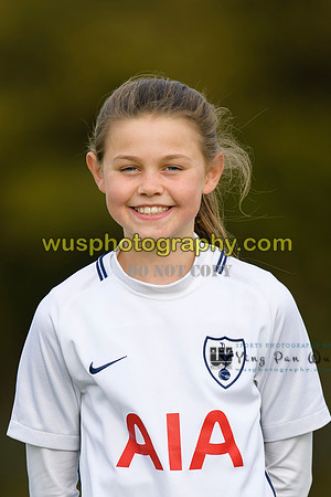 20171028-115616-2 Tottenham Hotspur Girls U12 Player Photo