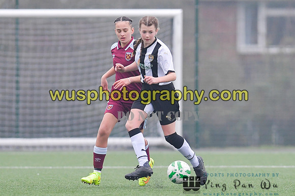 20220115-135549 West Ham United Academy Girls U14 v Notts County FC Girls U14