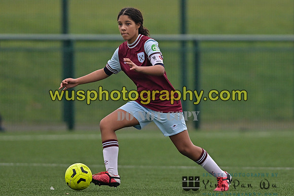 20241130-111614 West Ham United Warriors Girls U14 v Fareham Town Youth FC Girls U14