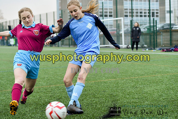 20220115-152107A West Ham United Performance Girls U16 v London City Lionesses U16