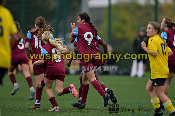 20241109-113400 West Ham United Performance Claret Girls U14 v Oxford United Girls U14