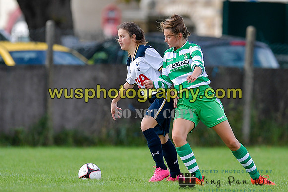 20161002-103756 Tottenham Hotspur Girls U14 v Writtle Minors FC Girls U14