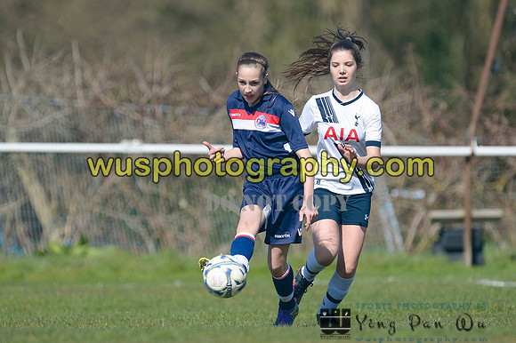 20160402-115645-2 Denham United Girls U14 v Tottenham Hotspur Girls U14