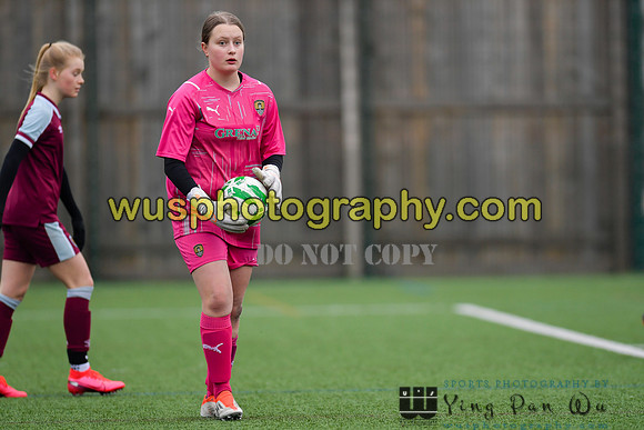 20220115-134051 West Ham United Academy Girls U14 v Notts County FC Girls U14