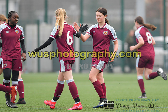 20220115-131740 West Ham United Academy Girls U14 v Notts County FC Girls U14
