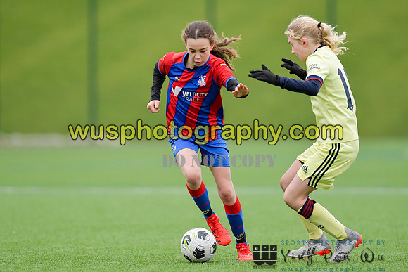 20220122-151930 Crystal Palace FC Girls U12 v Arsenal FC Girls U12