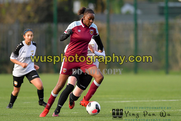 20211211-104400A West Ham United Academy Girls U16 v London Bees Academy U16