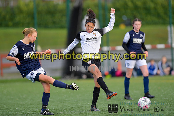 20201031-145633 London Bees Academy U14 v Millwall Lionesses Girls U14