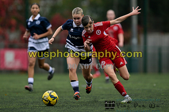 20241026-104132 Millwall Lionesses U16 v Welling United Academy Girls U16