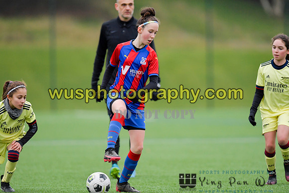 20220122-152355 Crystal Palace FC Girls U12 v Arsenal FC Girls U12
