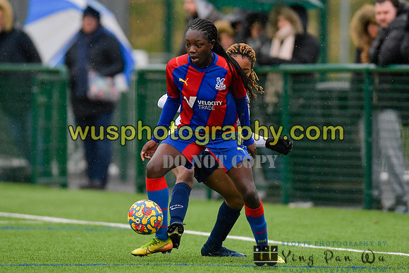 Crystal Palace FC Girls U14 v Tottenham Hotspur Women FC JTP U1420220219-124533