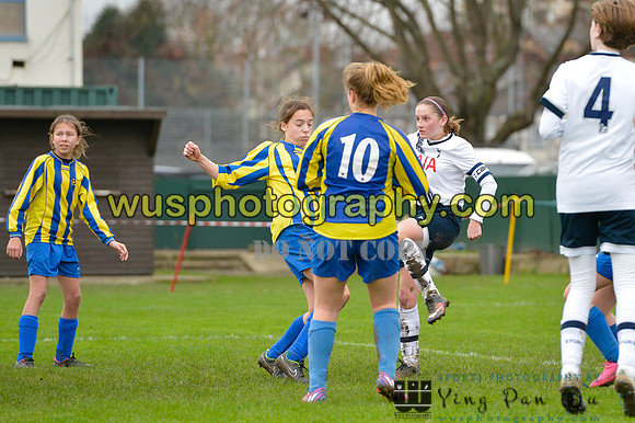 20160206-122952-2 Tottenham Hotspur Girls U14 v Harvesters FC Girls U14