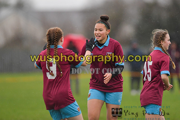 20220108-100754 Tottenham Hotspur Women FC JTP U15 v West Ham United Performance Girls U16