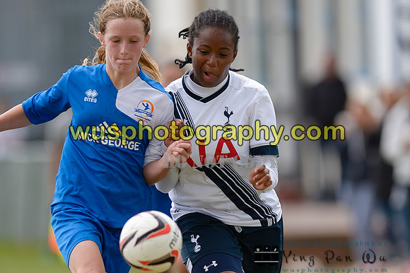 20160820-123844-2 Tottenham Hotspur Girls U14 v Yaxley FC Girls U14