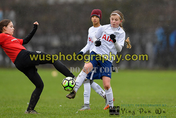 20180203-104500 Tottenham Hotspur Girls U13 v Pro Direct Academy BXB Girls U13 White
