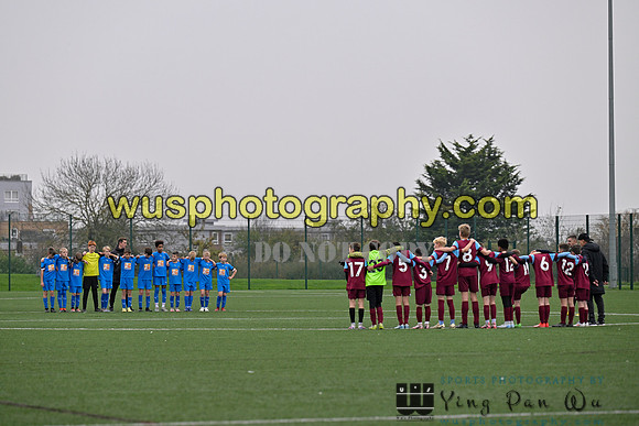 20241109-140852 West Ham United Foundation Boys U12 v Hannakins Farm Youth Football Club U12 Falcons