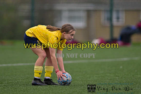 20241109-115352 West Ham United Performance Claret Girls U14 v Oxford United Girls U14