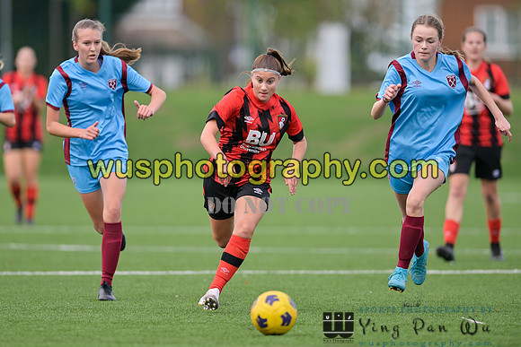 20221022-142030-2 West Ham United Performance Girls U16 v AFC Bournemouth Girls U16
