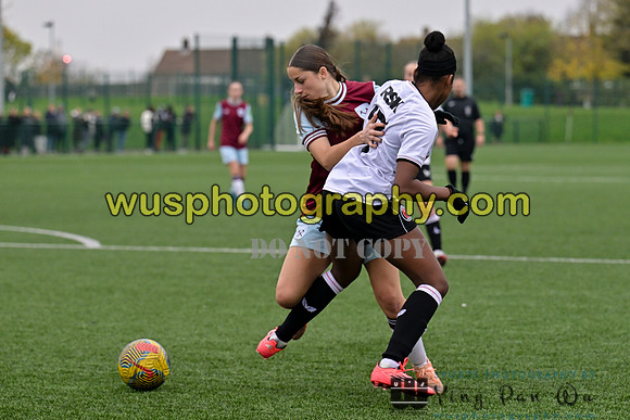20241109-133829 West Ham United Warriors Girls U16 v Charlton Athletic Academy Girls U16